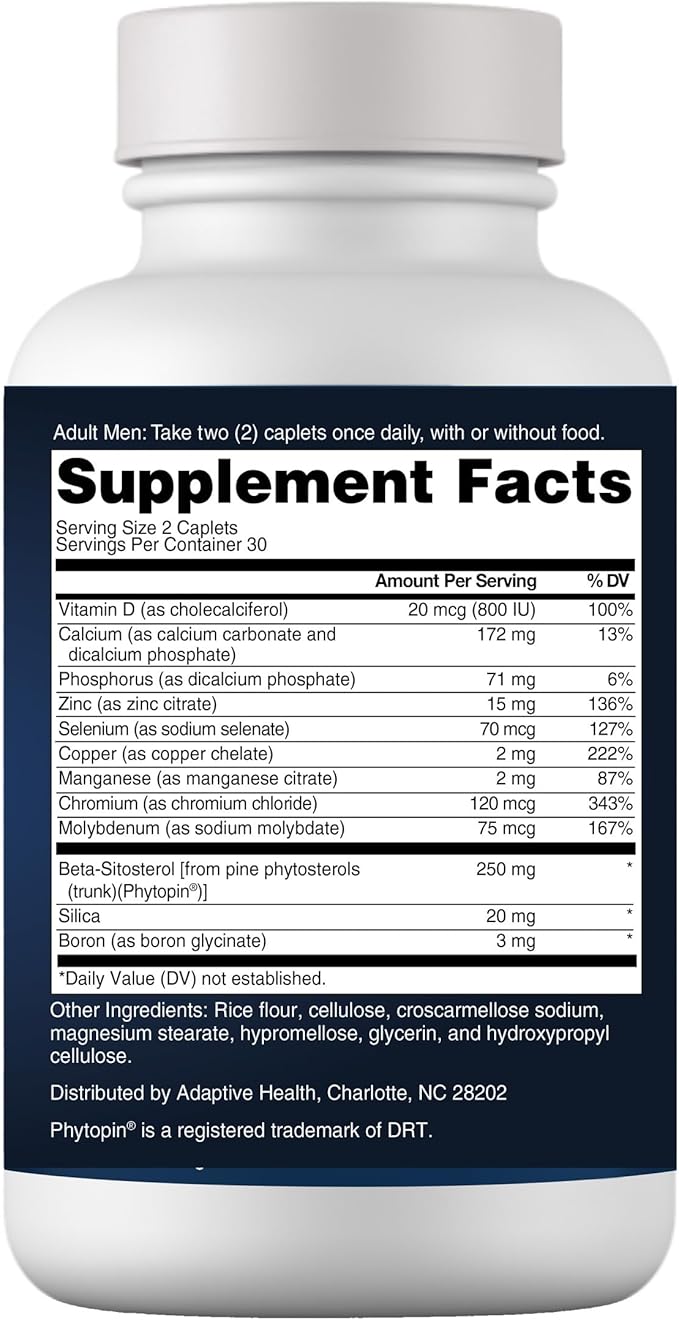 SUPER BETA PROSTATE Support Supplement for Men's Health - Reduce Bathroom Trips Promote Sleep Better Bladder Emptying &amp Healthy Prostate Beta Sitosterol - 60 Count (Pack of 1)