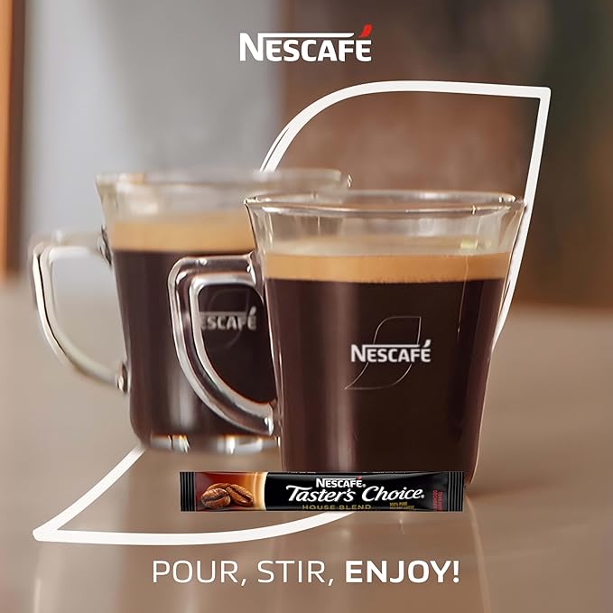 Nescafe Instant Coffee Packets Taster's Choice Light Roast Bulk Pack 1.5 g Packets (Pack of 1000)