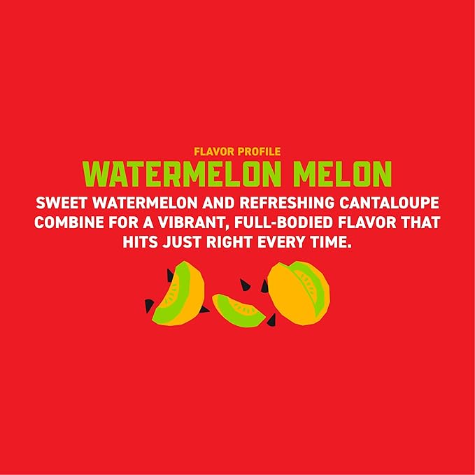 Gorilla Energy Drink Watermelon Melon 200mg Natural Caffeine Real Fruit Juice Squeezed &amp Concentrated L-Theanine Taurine Ginseng Acetyl L-Carnitine No Added Sugar and No Artificial Colors