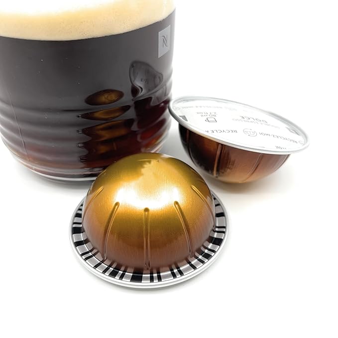 Double Espresso Dolce Coffee Pods 80ml / 2.7 Ounce 10-Capsules Pods Pack of 1 (10 Dolce)