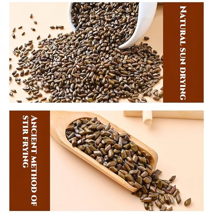 JINQI 2bottles Cassia Seeds Tea- 决明子茶17.63oz/500g(8.81oz/250g*2)Cassia Jue Ming Zi Chinese Herbal Tea Holiday Gifts Tea Gifts