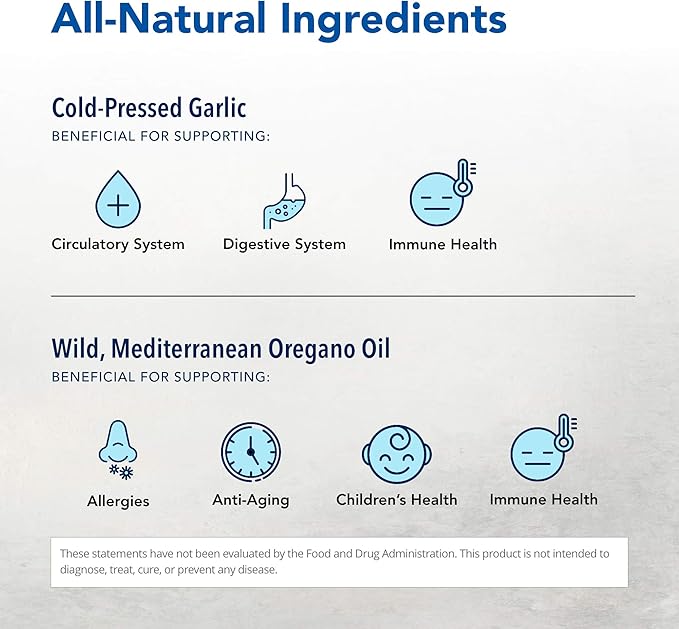 NORTH AMERICAN HERB &amp SPICE OregaMax - 90 Capsules - Wild Oregano Supplement - Digestive &amp Immune Support - Oregano Oil Garlic Onion - Non-GMO - 90 Total Servings