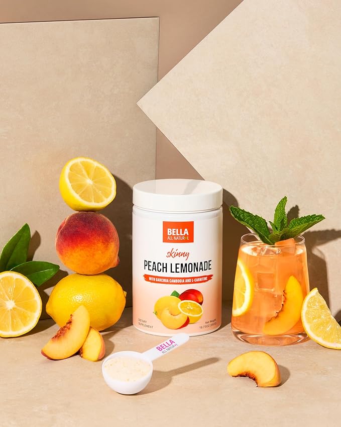 Bella All Natural Skinny Lemonade - Peach Flavor 560g