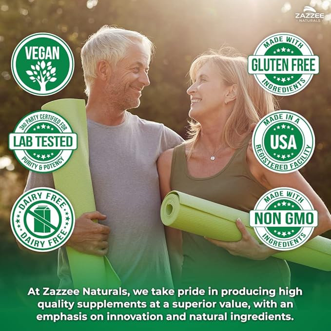Zazzee USDA Organic Moringa Leaf 20:1 Extract 180 Vegan Capsules 3 Month Supply Certified Kosher Moringa Oleifera Antioxidant Immune &amp Cellular Support Superfood Supplement Made in the USA