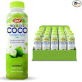 OKF Coconut Water Original with Chewy Coconut Jelly No Preservatives No Artificial Color Gluten Free Natural Hydration Drink &amp Juice 16.9 Fl Oz (Pack of 20)