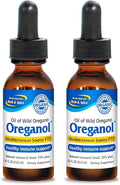 NORTH AMERICAN HERB &amp SPICE Oreganol - 0.45 fl oz Pack of 2 - Unprocessed Wild Organic Oregano Oil - Mediterranean Source P73 - Non-GMO - 388 Total Servings