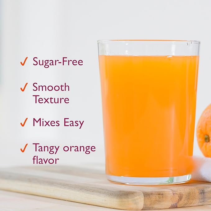 Metamucil 4-in-1 Psyllium Husk GLP-1 Friendly Fiber Supplement Sugar-Free 114 teaspoons Orange Flavored Daily Fiber Powder for Digestive Health made with Plant-Based Psyllium Husk Fiber
