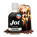 Jot Coffee Concentrate (Vanilla) High Caffeine Cold Brew Coffee Concentrate Liquid for Iced Coffees Instant Espresso Hot or Cold Instant Coffees - Makes 14 Cups 150mg Caffeine/Tbsp Sugar Free