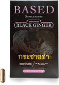 Based Supplements Black Ginger - Premium Thai Root Extract with 16% Methoxyflavones &amp 11% DMF - Traditional Asian Herb for Energy &amp Performance Support (300mg 30 Capsules)