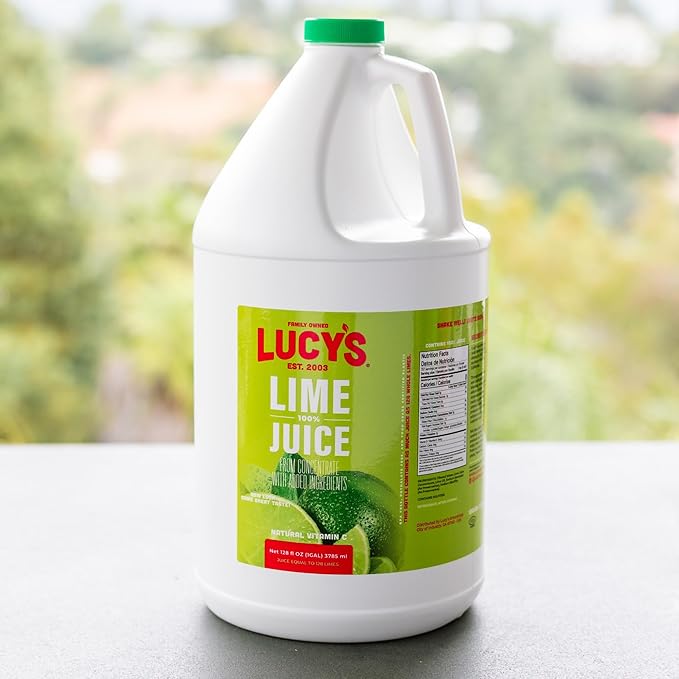 Lucy’s Family Owned - 100% Lime Juice Gallon (128fl oz.)