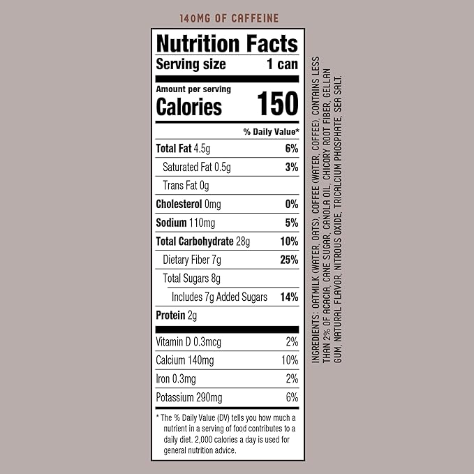 La Colombe CoffeeOatmilk Double Latte11 fl oz CansCoffeehouse Quality Cold BrewSpecialty Grade Coffee BeansReady-to-Drink On-the-Go(Pack of 24)