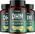 Zaigon Liposomal DHM Supplements 1000 mg dihydromyricetin with l-cysteine Milk Thistle Electrolytes Ginger NAC L-Theanine &amp Vitamin B for Recovery After Drinking &amp Liver Support 360 Cap