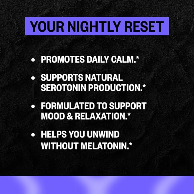 ONNIT New Mood Daily Stress Support Capsules IGEN Non-GMO Tested Sleep and Mood Support Supplement for Men and Women Daily Stress Management Capsules 60 Count