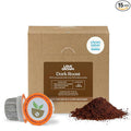 Love Grown Plastic-Free Coffee Pods 100% Arabica Single-Serve Cups Compostable Non-GMO - Compatible with Keurig Coffee Pods Machines and K-Cup Brewers Dark Roast Flavor Box of 15