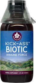 WishGarden Herbs Kick-Ass Biotic Immune Hero - Plant-Based Herbal Biotic Formula with Usnea Lichen Hops Echinacea &amp Goldenseal Supports Healthy Immune Respiratory &amp Lymph System Function