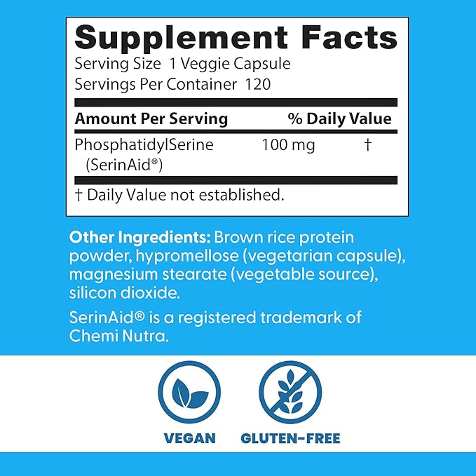 Doctor's Best Best Phosphatidyl Serine 100 120-Count