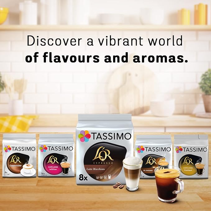 TASSIMO L'OR XL Intense Coffee Pods 5 Pack (80 Drinks)