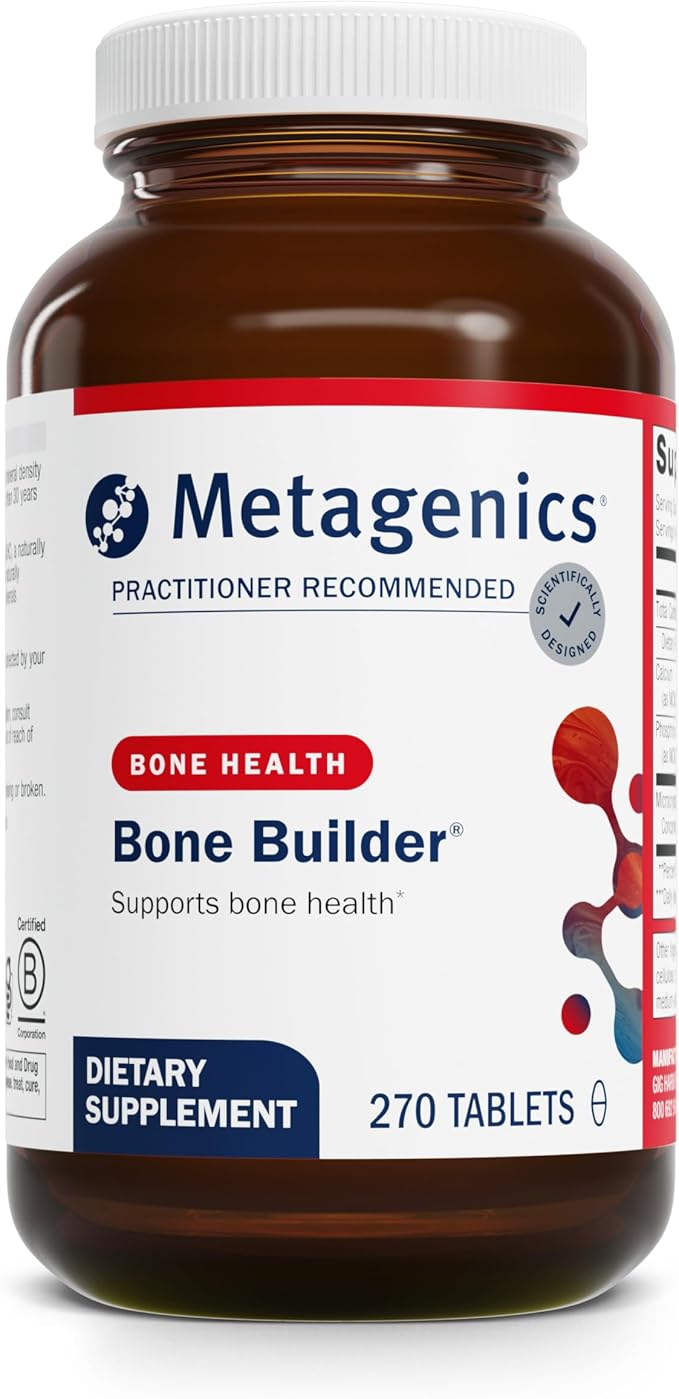 Metagenics Bone Builder Classic - Enhanced Bone Support Supplement - with Calcium Magnesium &amp Phosphorus - *Supports Bone Density Metabolism &amp Nerve Health - Non-GMO Gluten-Free - 270 Table