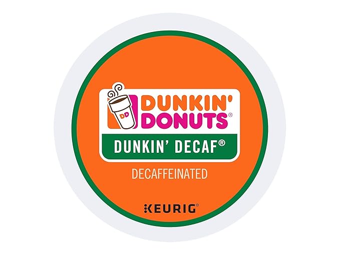 Dunkin' Donuts 2516933 Dunkin' Decaf Coffee K-Cup Pods Medium Roast 24/Box (400846)