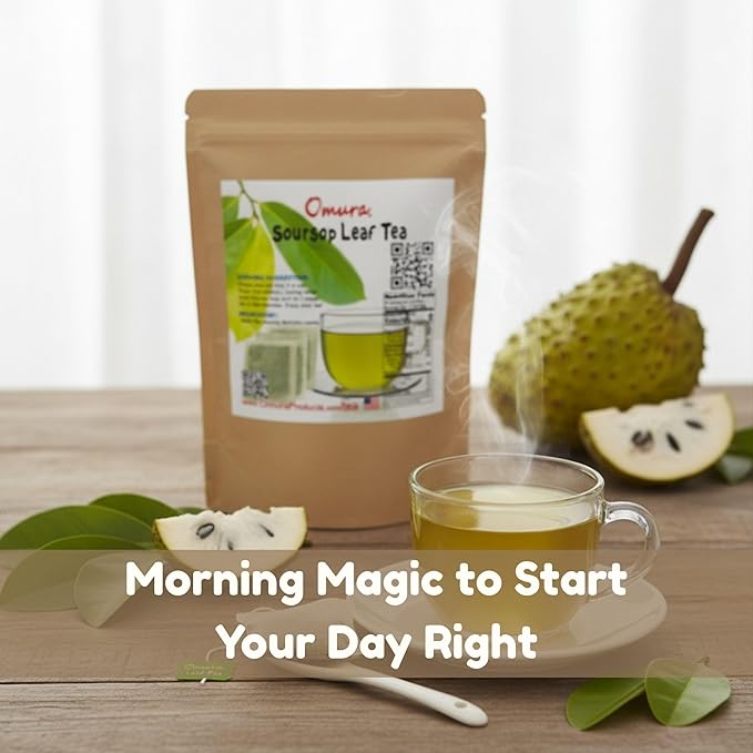 Omura Soursop Guyabano Graviola Leaves (50 Tea-Bag)