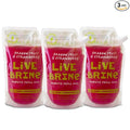 Olive My Pickle Probiotic Pickle Juice - 58.5 Ounces | 3 Pack of LiveBrine Dragonfruit &amp Strawberry Pickle Juice with Natural Probiotics and Digestive Enzymes for Gut Health - 39 Pickle Shots
