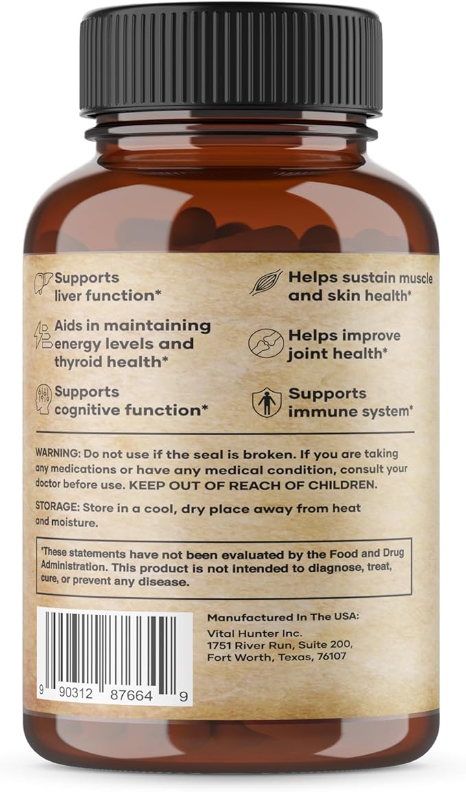 100% Grass Fed &amp Finished Beef Organ Supplement (Liver Heart Kidney Pancreas Spleen) Freeze-Dried Beef Non-GMO 180 Capsules