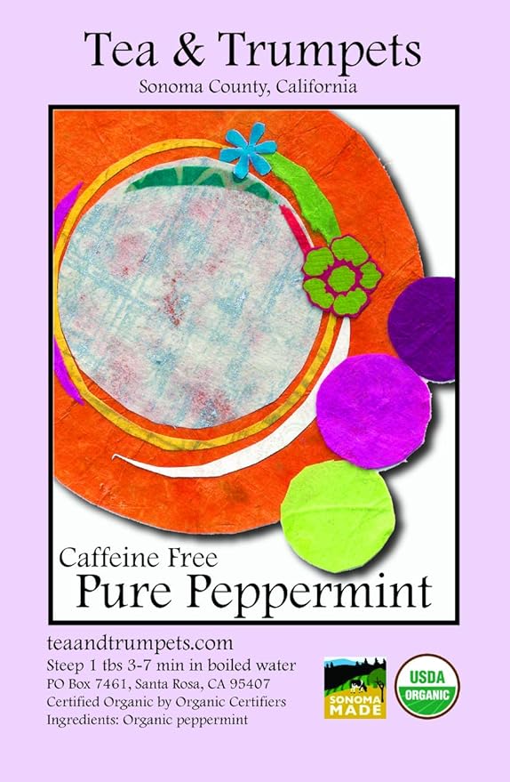 USDA Organic Peppermint Loose Leaf Herbal Tea 8 oz