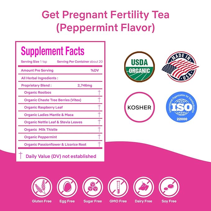 Secrets Of Tea Women's Herbal Tea Bundle - Organic Blend - 80 Servings (2 Pack)