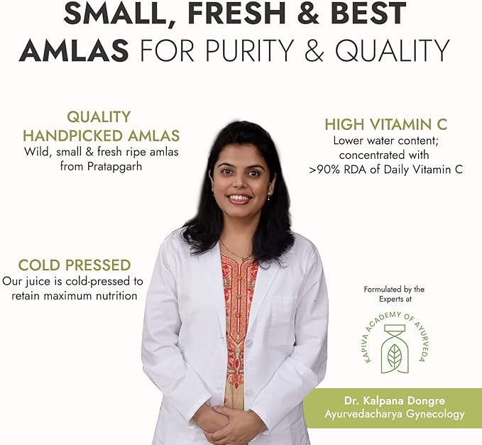 Kapiva Wild Tulsi Giloy 1L + Kapiva Wild Amla Juice 1L