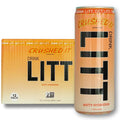 DRINK LITT CRUSHED IT | Orange Creamsicle | Natty Hydration | Natural Electrolytes | B Vitamins | 11 oz (Pack Of 12)