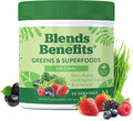 360 Nutrition Super Greens Powder with Probiotics &amp Digestive Enzymes Sugar &amp Gluten Free Plant-Based Superfood for Gut Health Immunity - 6.35 oz
