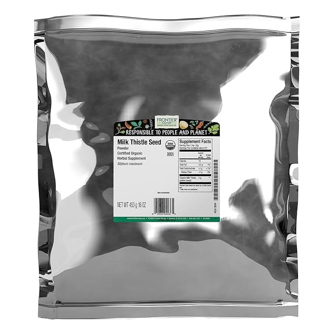 Frontier Co-op Organic Powder Milk Thistle Seed 1lb