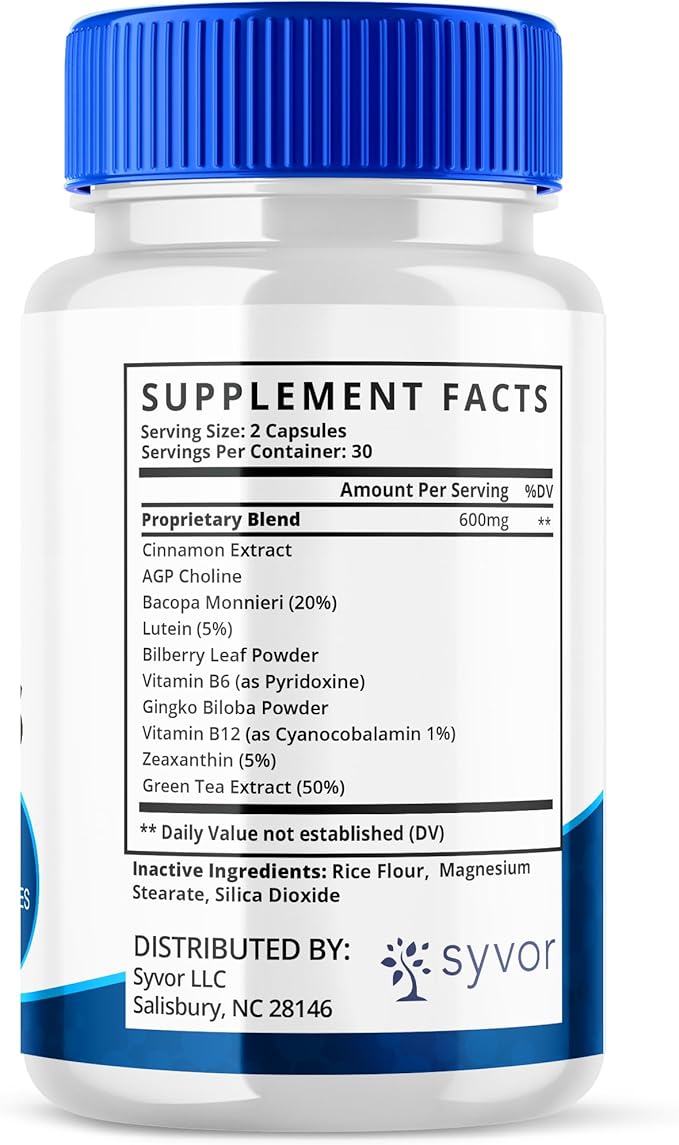 (3 Pack) Memo Genesis Capsules Official Memogenesis Brain Health Support Pills with All Natural Ingredients Advanced Brain Energy Supplement with Max Strength Vitamins for Women &amp Men (180 Capsu