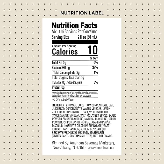 Finest Call Premium Michelada Drink Mix 1 Liter Bottle (33.8 Fl Oz) Pack of 3
