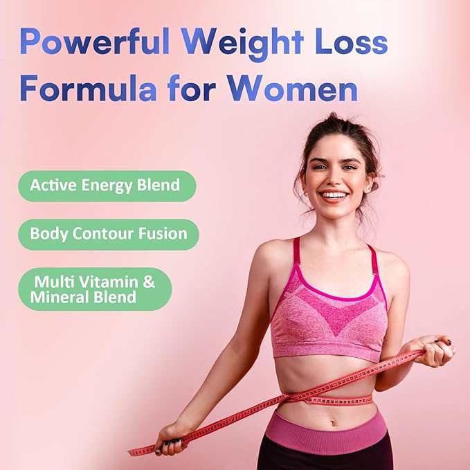 Collagen Burn Powder for Women - Weight Loss Supplements for Belly Fat Burning Metabolism Booster Designed for Effective and Healthier Fat Loss - 420g