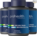 ProHealth Trans Resveratrol Plus 1000mg. Worlds Most Researched Trans-Res Supplement. Doctor Formulated with Quercetin &amp BioEnhancers for Max Potency. Lab Tested 98% Pure. 30 Servings (3 Pack)