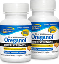 NORTH AMERICAN HERB &amp SPICE Super Strength Oreganol P73 - Pack of 2 60 Softgels - Immune System Support - Vegan Friendly Wild Oregano - Non-GMO - 120 Total Servings