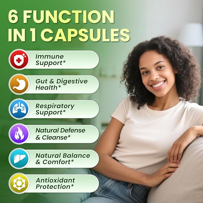 5-IN-1 Oil of Oregano with Black Seed Oil 99% Carvacrol | Thymoquinone 320 Count Organic Oregano Oil Capsules  Vitamin D3/E/Black Pepper for Absorption Supports Immune/Gut/Respiratory Non-GMO
