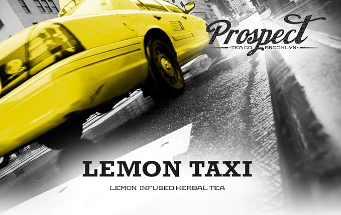 Prospect Tea Co. Decaffeinated Lemon Taxi Herbal Tea Pods Compatible with K Cup Brewers Including 2.0 40 Count