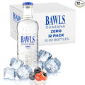 BAWLS Guarana Zero BAWLS Guarana Drink Guarana Soda Guarana Fueled Soda for Energy High Energy Caffeinated Drink 10oz 12 Pack Glass Bottles
