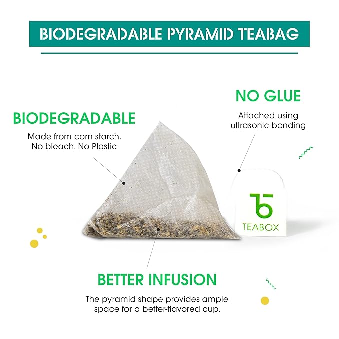 Teabox Detox Kahwa Green Tea Bags 100 pcs | For Natural Body Cleanse &amp Cold Relief | Made with 100% Indian Herbs &amp Spices