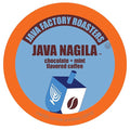 Java Factory Coffee Pods Dark Chocolate and Mint Flavored Coffee for Keurig K-Cup Brewers Java Nagila 40 Count
