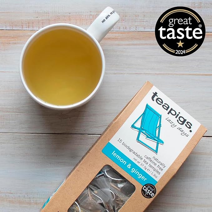 Teapigs Lemon &amp Ginger Tea 50 Templess