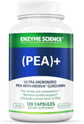 Enzyme Science Pea + Turmeric Curcumin Supplement for Physiological Support Helps Support Nervous Immune &amp Muscular Systems - 120 Capsules