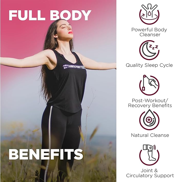 Nutrivein Premium Tart Cherry Capsules 3000mg: Ultra Strength Tart Cherry Extract Supplement for Post-Athletic Recovery Detox Rest &amp Mobility