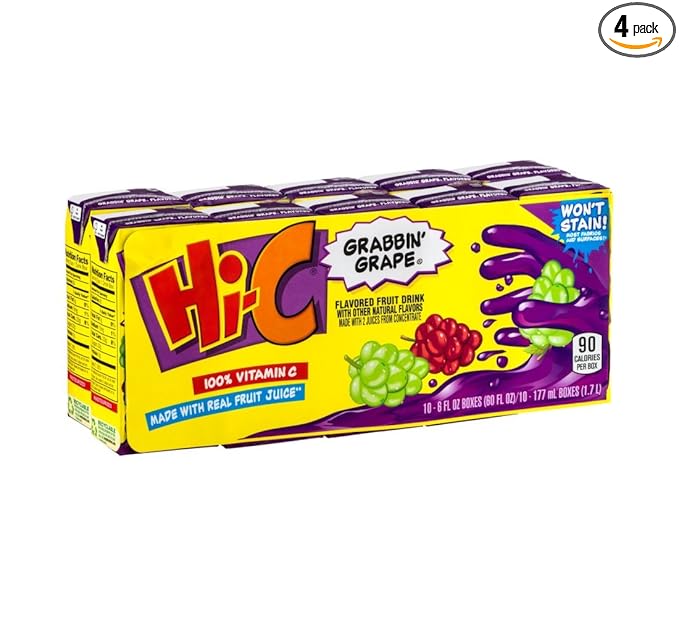 Hi-C Fruit Drink 10 PK (Pack of 4)