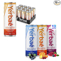Yerbaé Energy Seltzer - Variety Performance Pack + Orange Cherry Pineapple 0 Sugar 0 Calories 0 Carbs Energized by Yerba Mate Plant-Based Healthy Alternative to Coffee