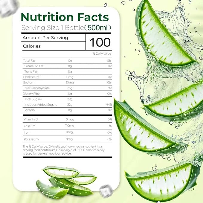 OKF Aloe Vera Drink Juice with Pure Aloe Pulp Variety 16.9 oz. (Original Pack of 20) Plant Based Drink Korean drinks