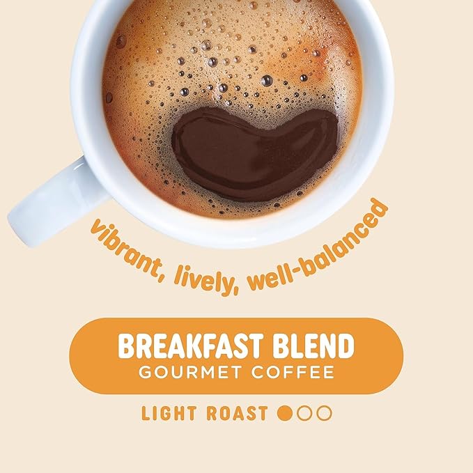 Pick Me Up Provisions Breakfast Blend Coffee Fraction Packs Light Roast Single Serve Packs 42/Carton for Office