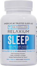 Relaxium Sleep Aid – Professional Strength Formula for Adults | 5mg Melatonin Magnesium Glycinate Valerest &amp Ashwagandha | Non-Habit Forming Sleep Support | 60 Capsules 30-Day Supply